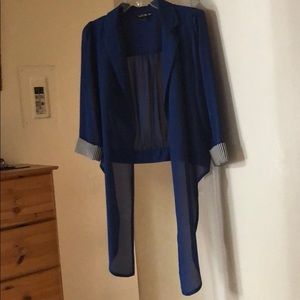 Royal blue blazer